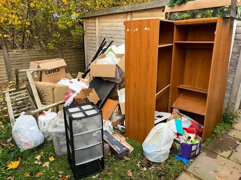 Small domestic clearance in Wallington — before clearance